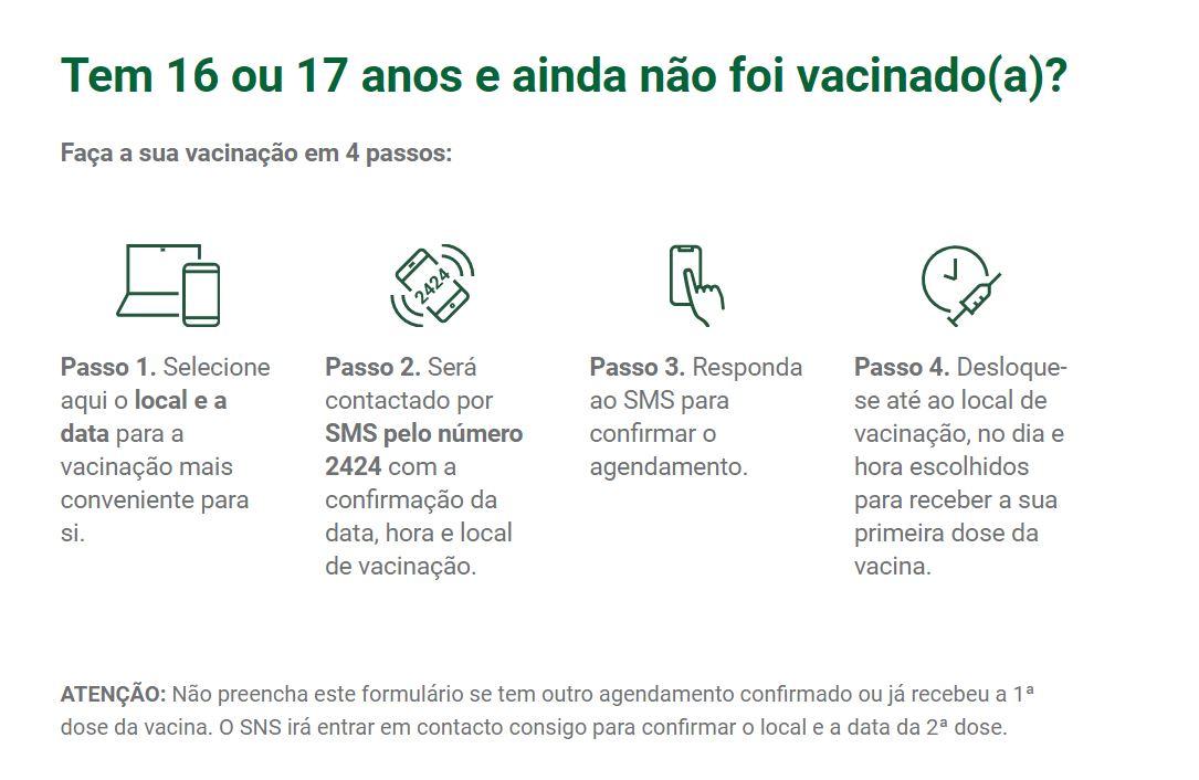 Covid-19. Já arrancou o auto-agendamento da vacina para ...